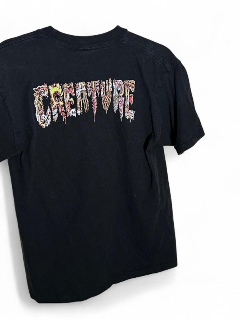 Creature SkateboCatacomb Relic Black T-Shirt  Size Medium